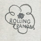 Rolling Pandas Flower Sketch | Fleece Sweatshirt