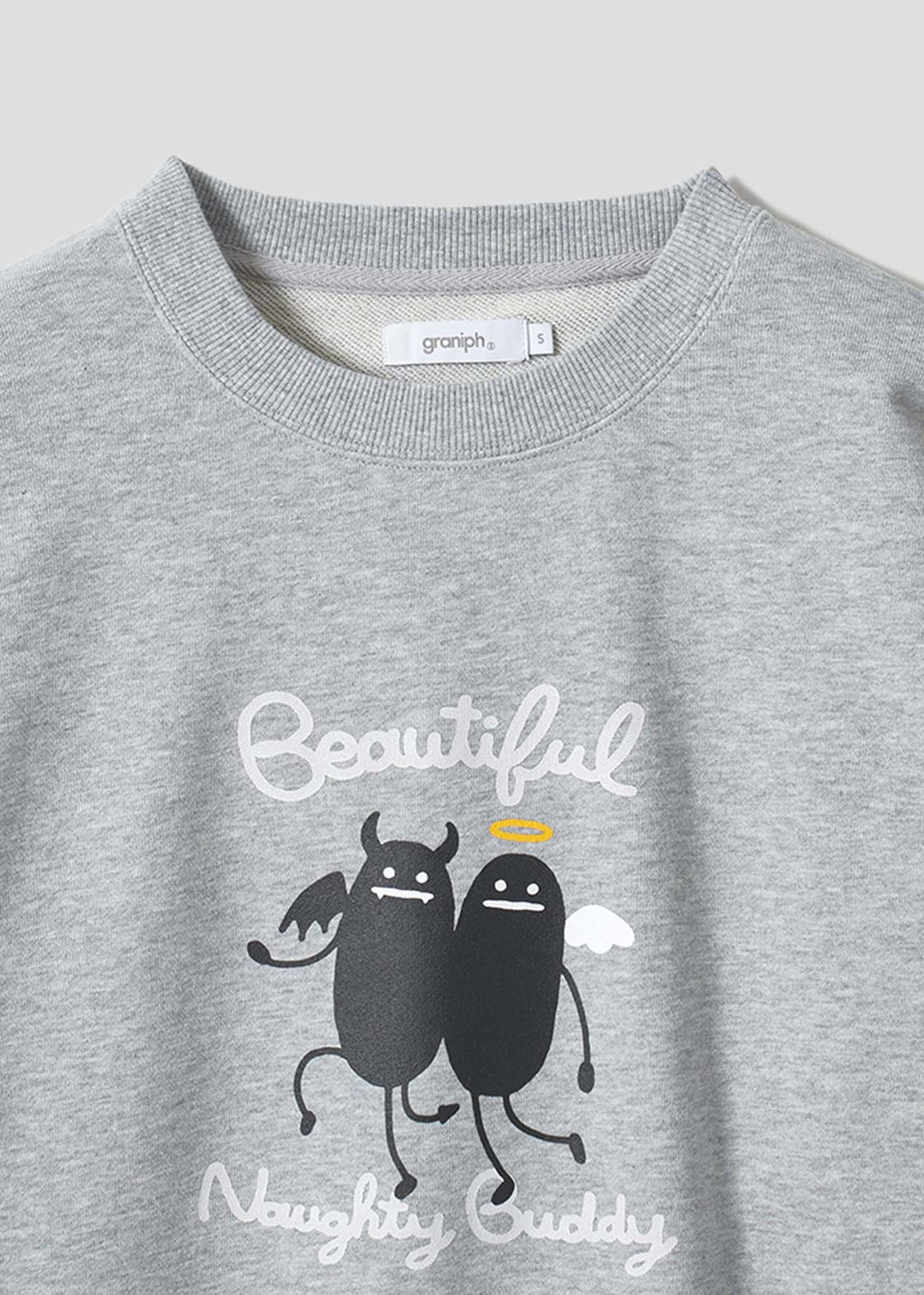 Beautiful Shadow Devil And Angel | Fleece Sweatshirt