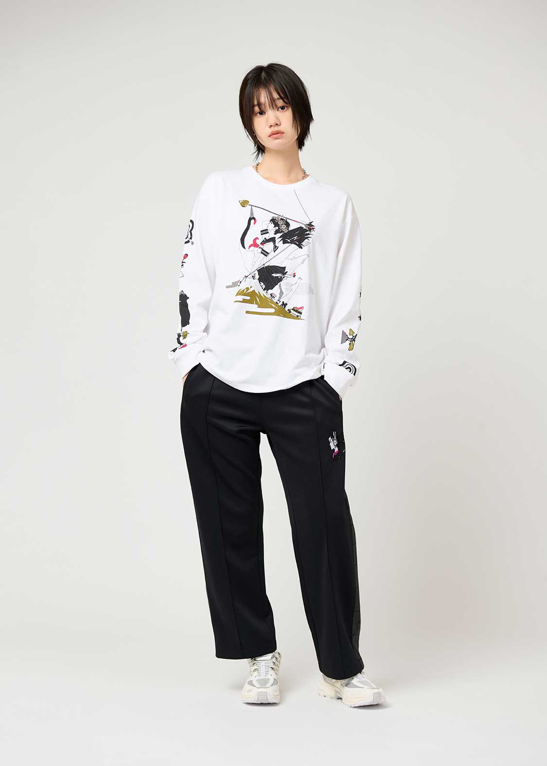 Yusuke Nakamura Rib Big Silhouette Long Sleeve Tee