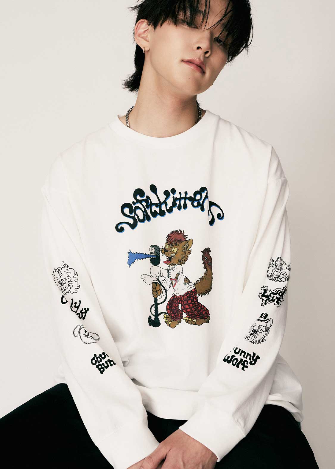 Ayako Ishiguro - Loud Cat | Long Sleeve T-Shirt