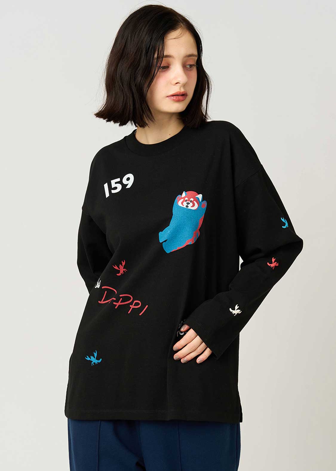 Ikaku Crayfish | Oversized Long Sleeve T-Shirt