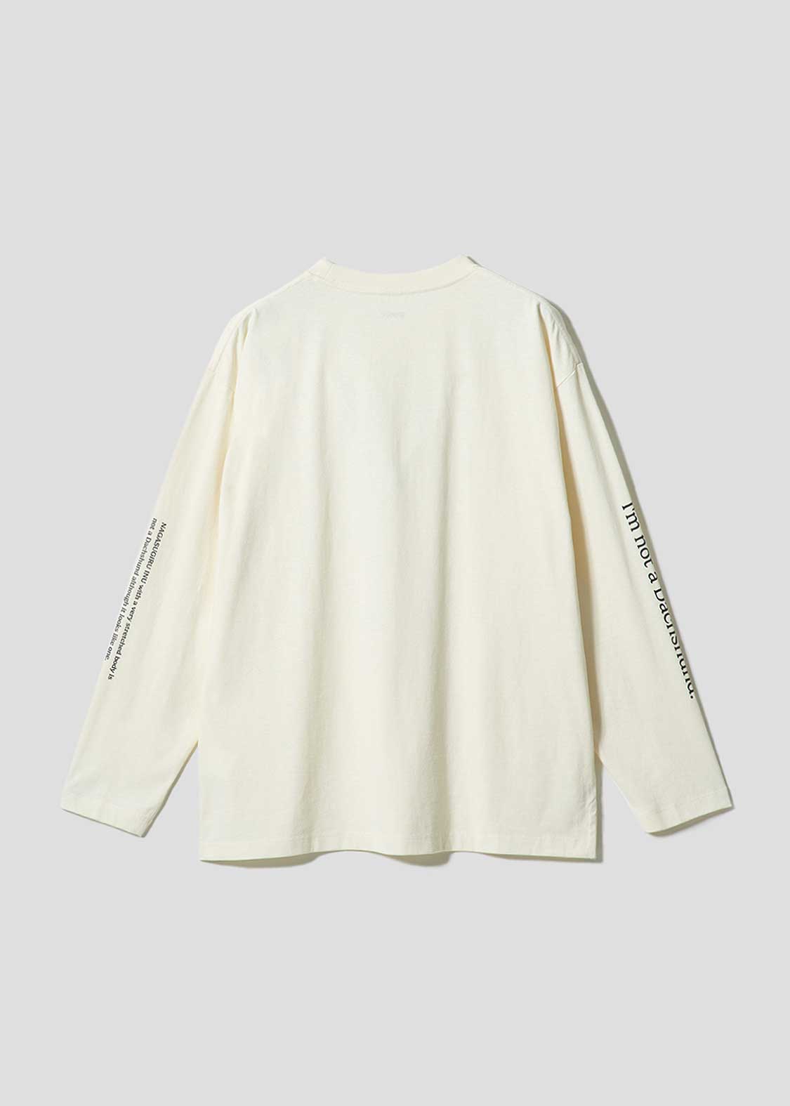 Painted Nagasugiru Inu | Oversized Long-Sleeved T-Shirt