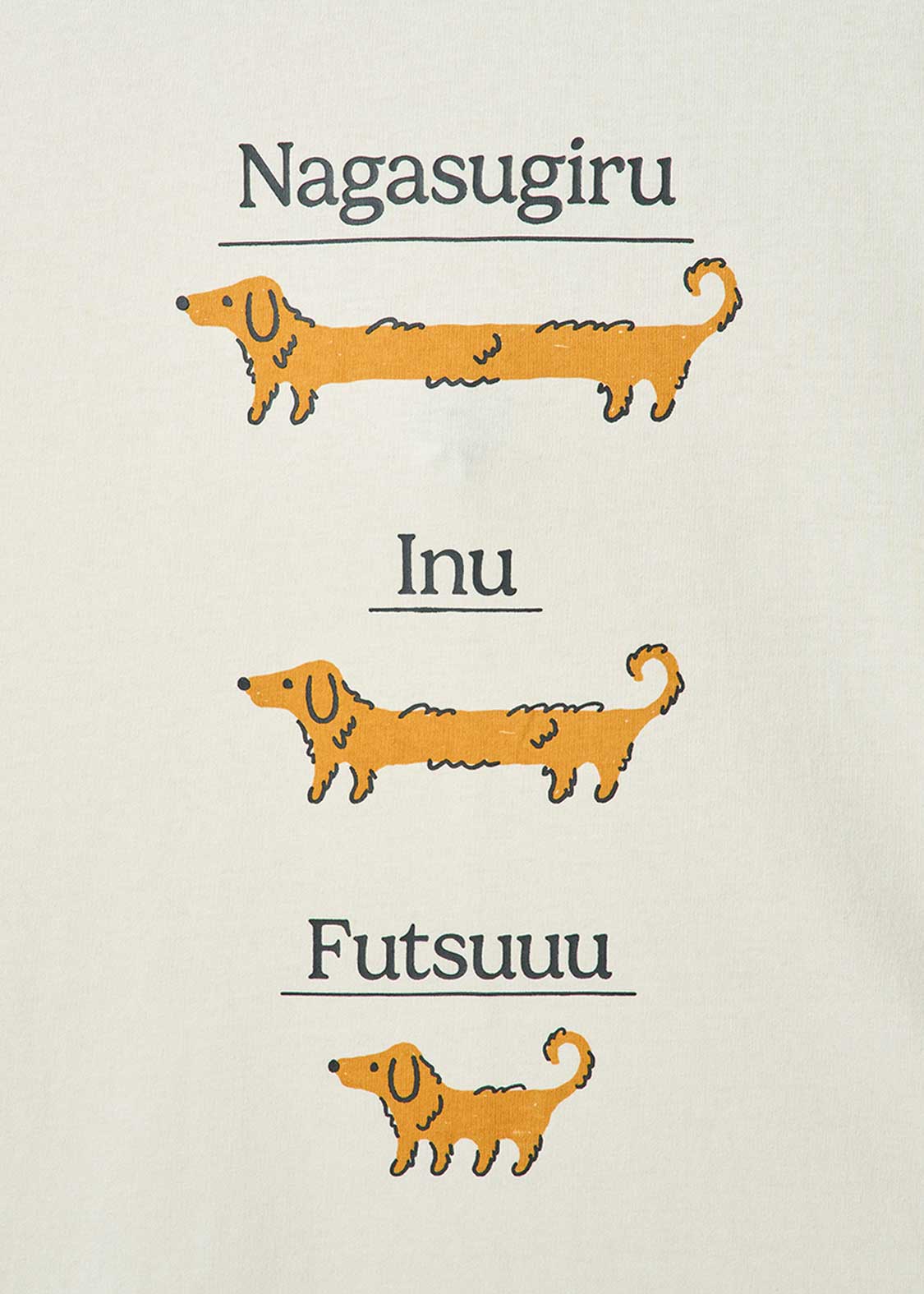 Painted Nagasugiru Inu | Oversized Long-Sleeved T-Shirt