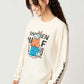 Shonen Wolf A | Pigment Oversized Long Sleeve T-Shirt