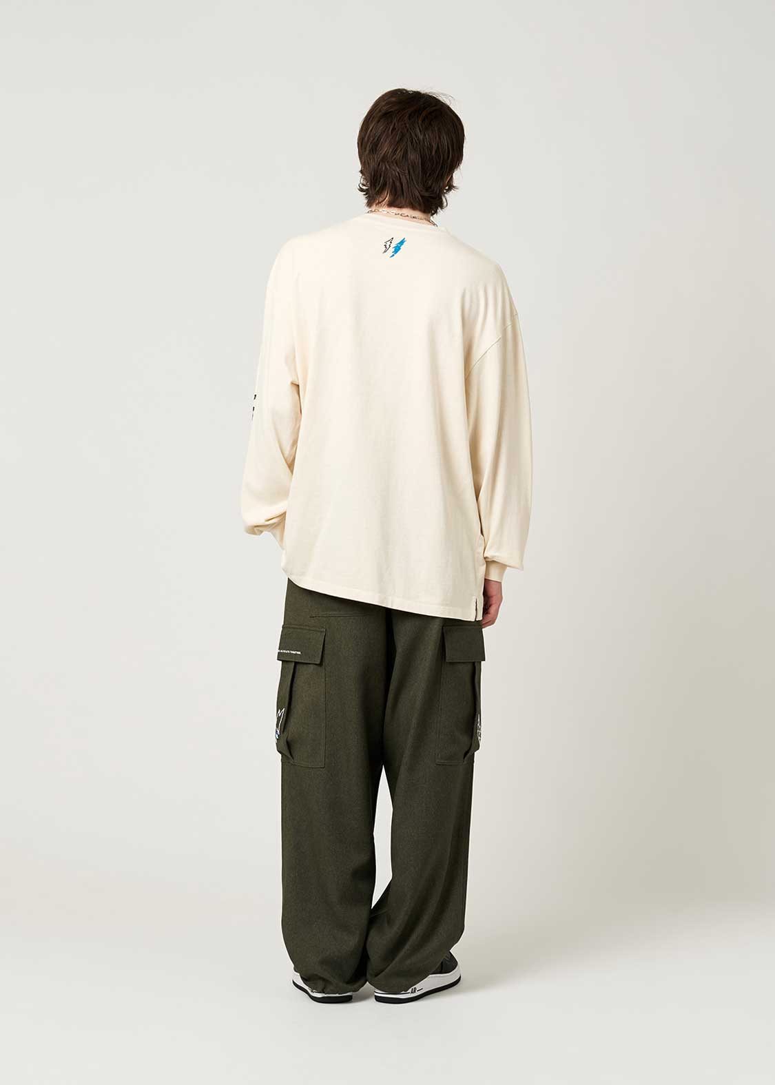 Shonen Wolf A | Pigment Oversized Long Sleeve T-Shirt