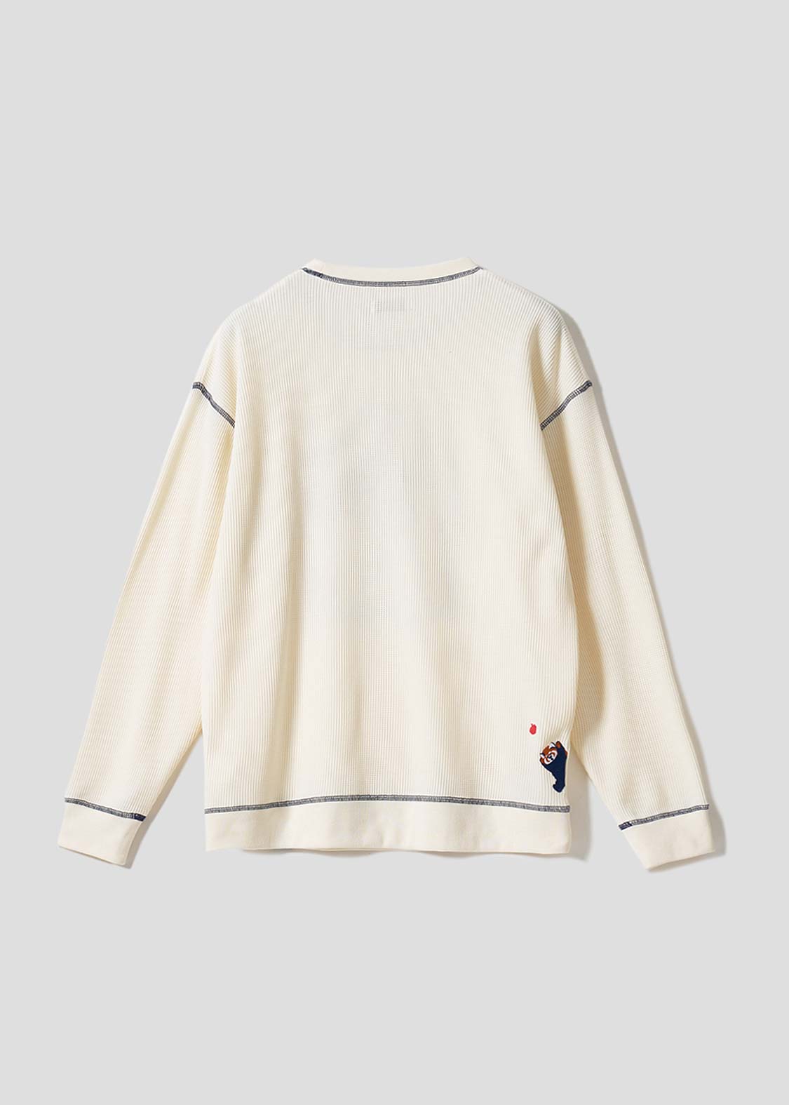 Ikaku No Ringo | Waffle Big Long Sleeve T-Shirt