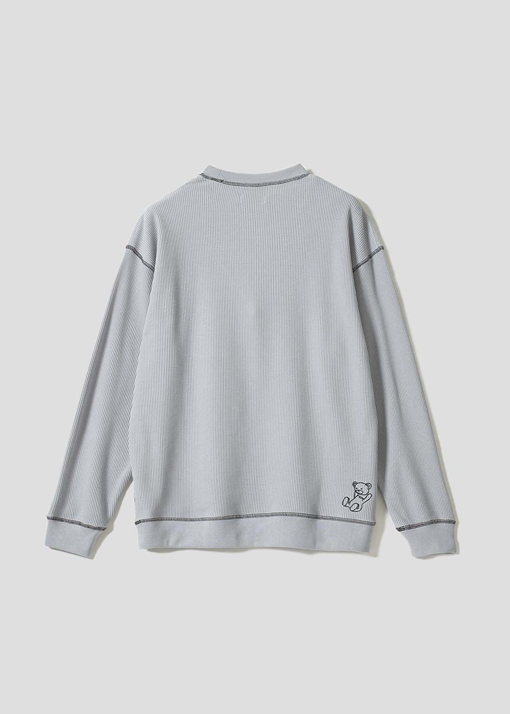 Control Bear | Waffle Big Long Sleeve T-Shirt