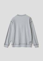 Control Bear | Waffle Big Long Sleeve T-Shirt