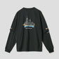 Nagasugiru Inu New York Time | Layered Oversized Long Sleeve T-Shirt