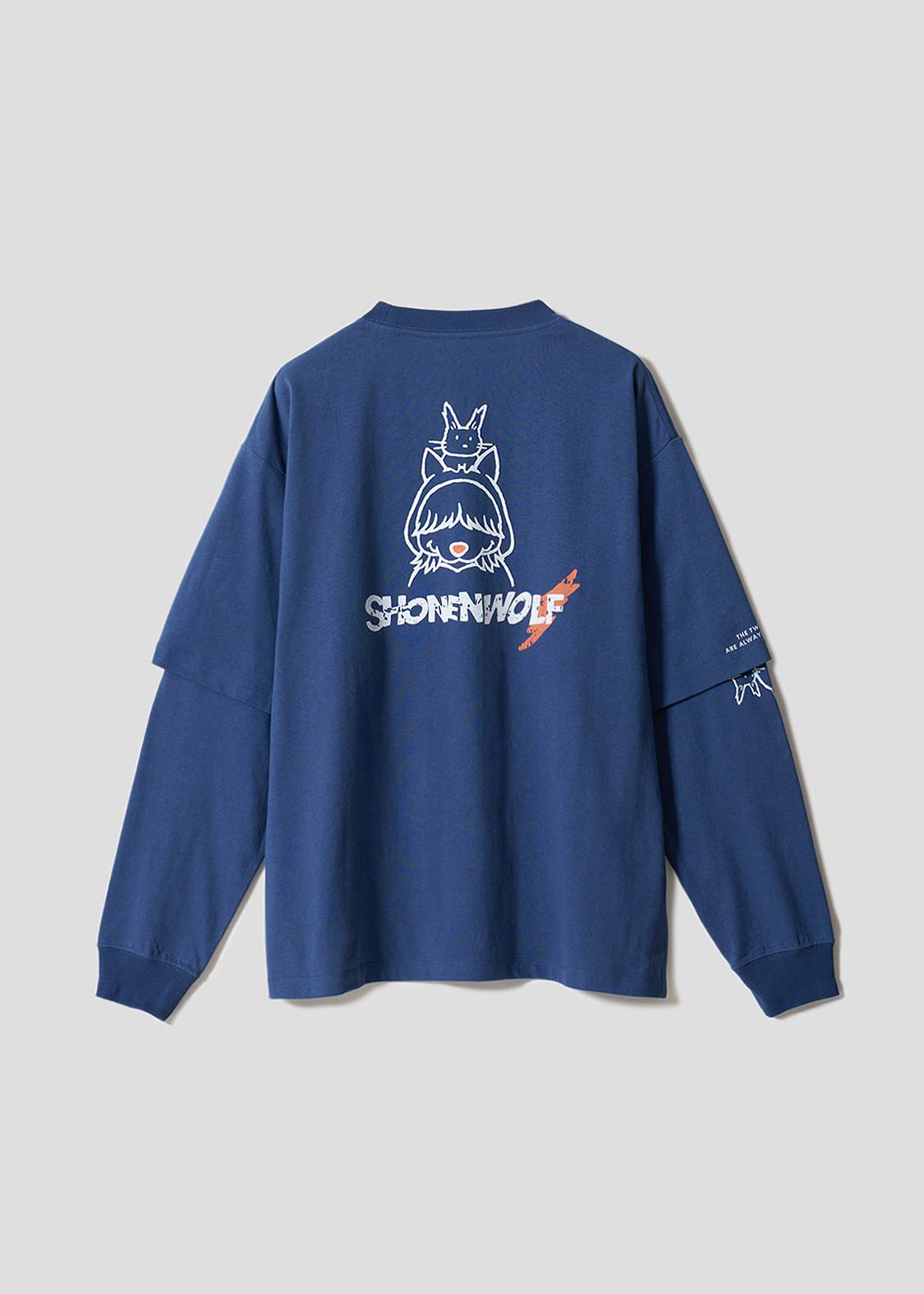 Shounen Wolf | Layered Big Long Sleeve T-Shirt