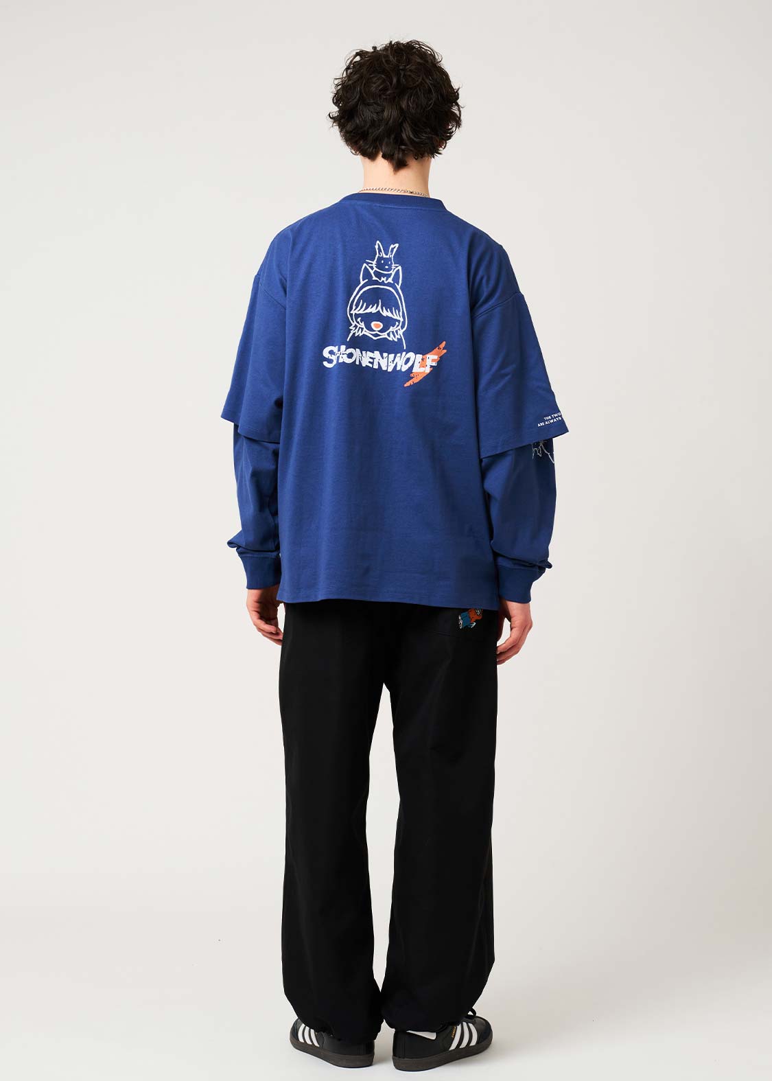 Shounen Wolf | Layered Big Long Sleeve T-Shirt