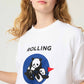 Big Silhouette Half Sleeve Tee (Rolling Pandas Symbolic)