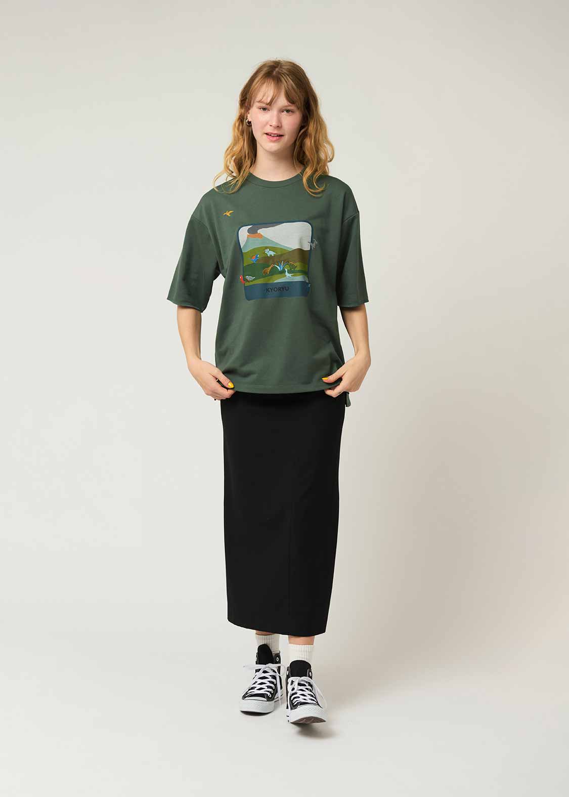 Big Silhouette Half Sleeve Tee (Dangerous Dinosaurs)