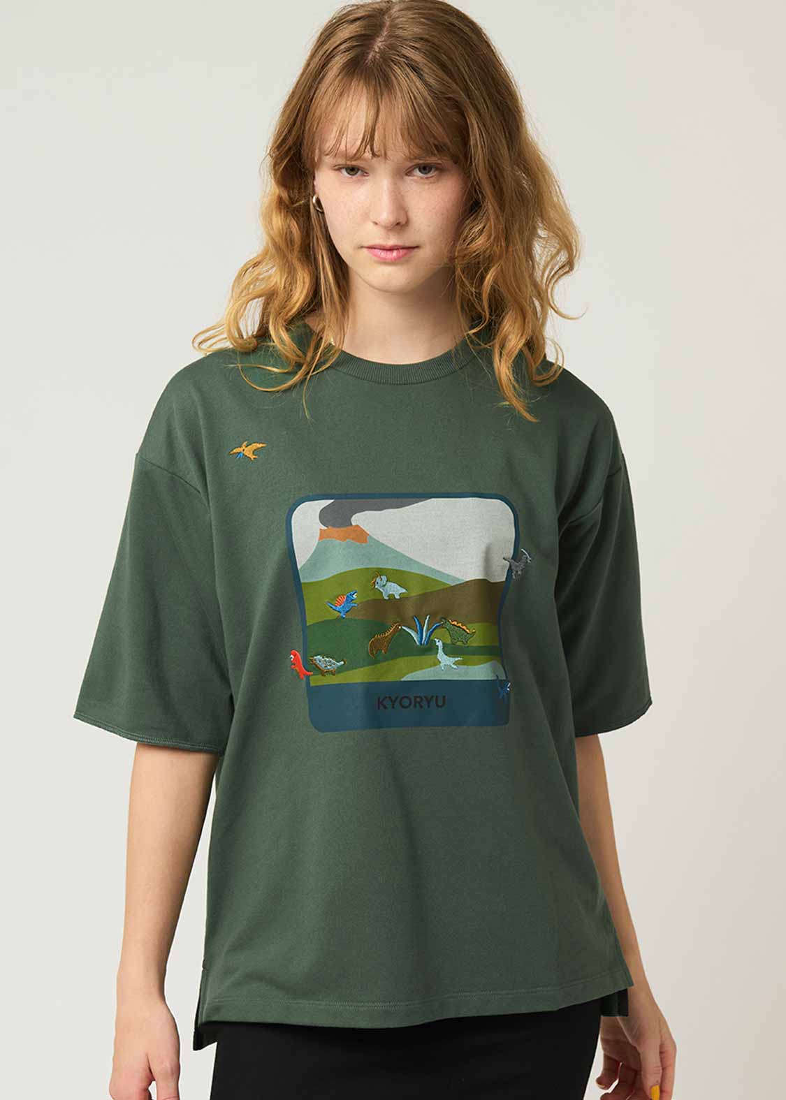 Big Silhouette Half Sleeve Tee (Dangerous Dinosaurs)