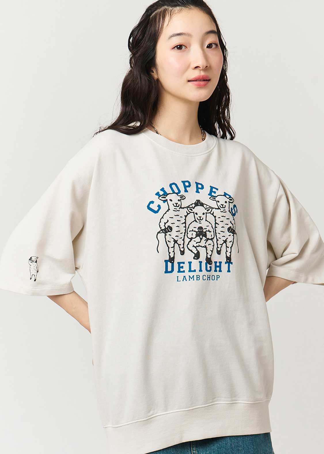 Chopper'S Delight | Pigment Short Sleeve Sweatshirt