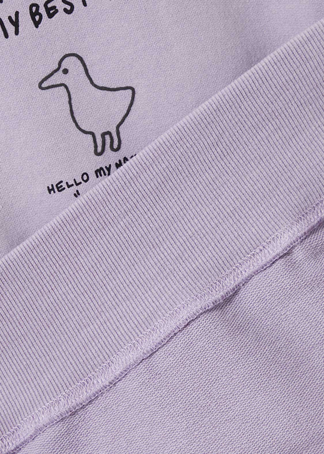 Nagasugiru Inu Friends From Another World | Pigment Short Sleeve Sweatshirt