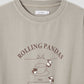 Rolling Pandas Tee | Pigment Short Sleeve Sweatshirt