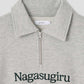 Painted Nagasugiru Inu | Half-Zip Sweatshirt