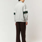 Painted Nagasugiru Inu | Half-Zip Sweatshirt