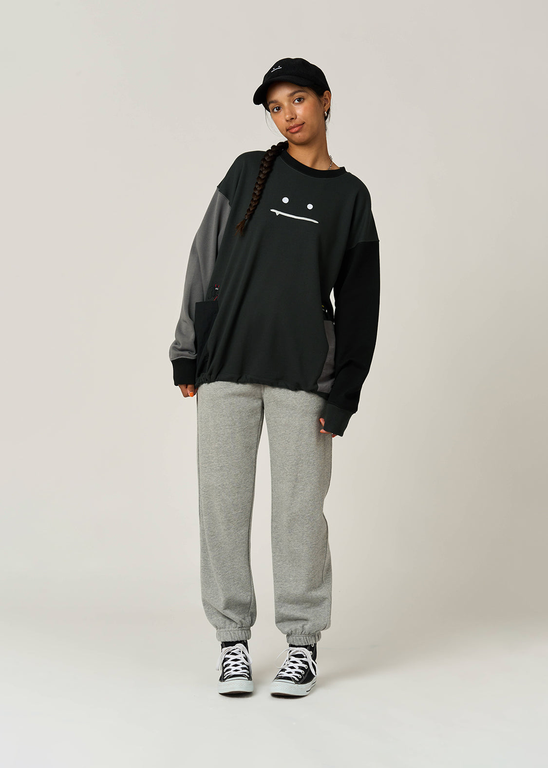 Beautiful Shadow Devil And Angel | Side Pocket Sweatshirt