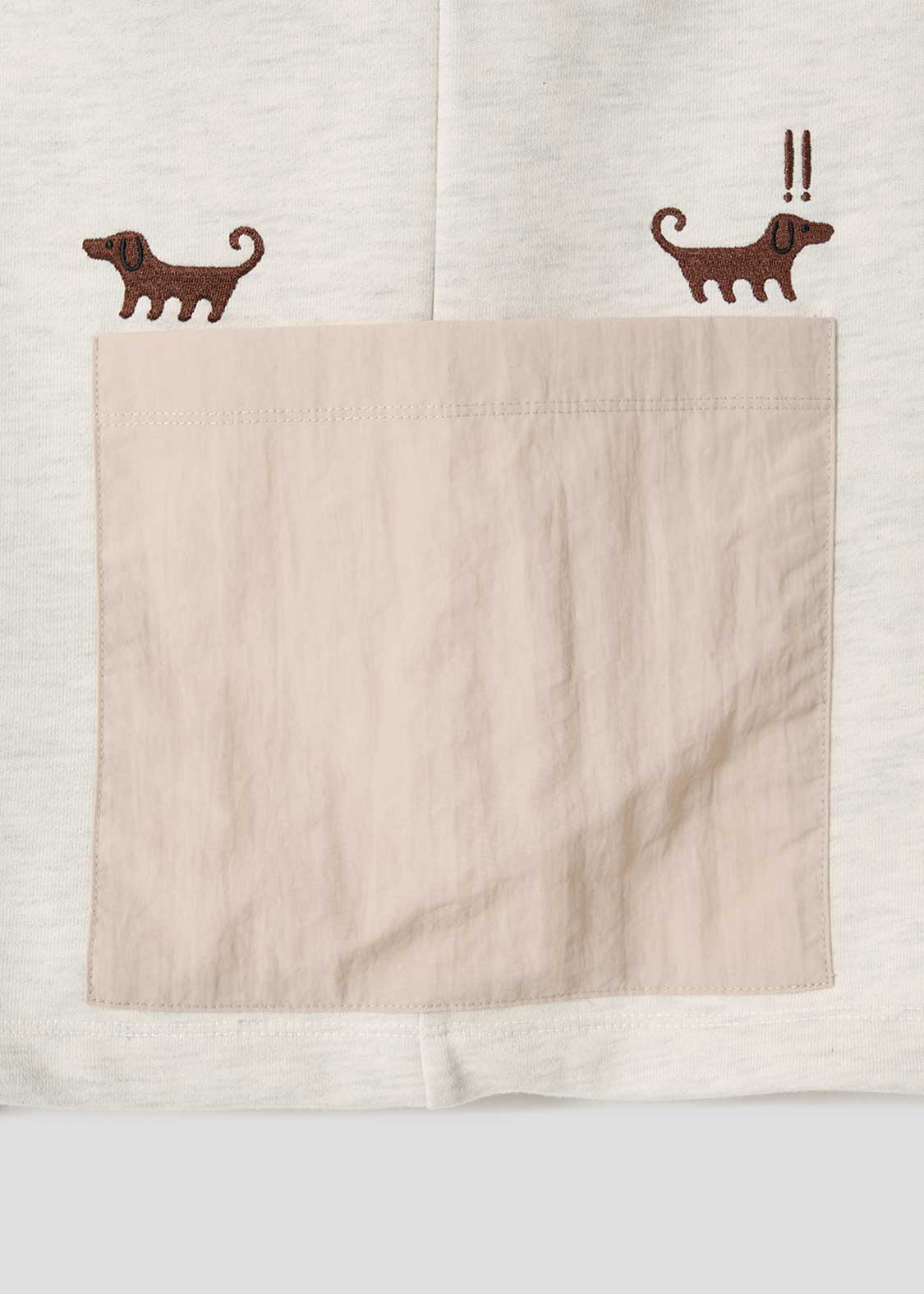 Nagasugiru Inu Ghost | Side Pocket Sweatshirt