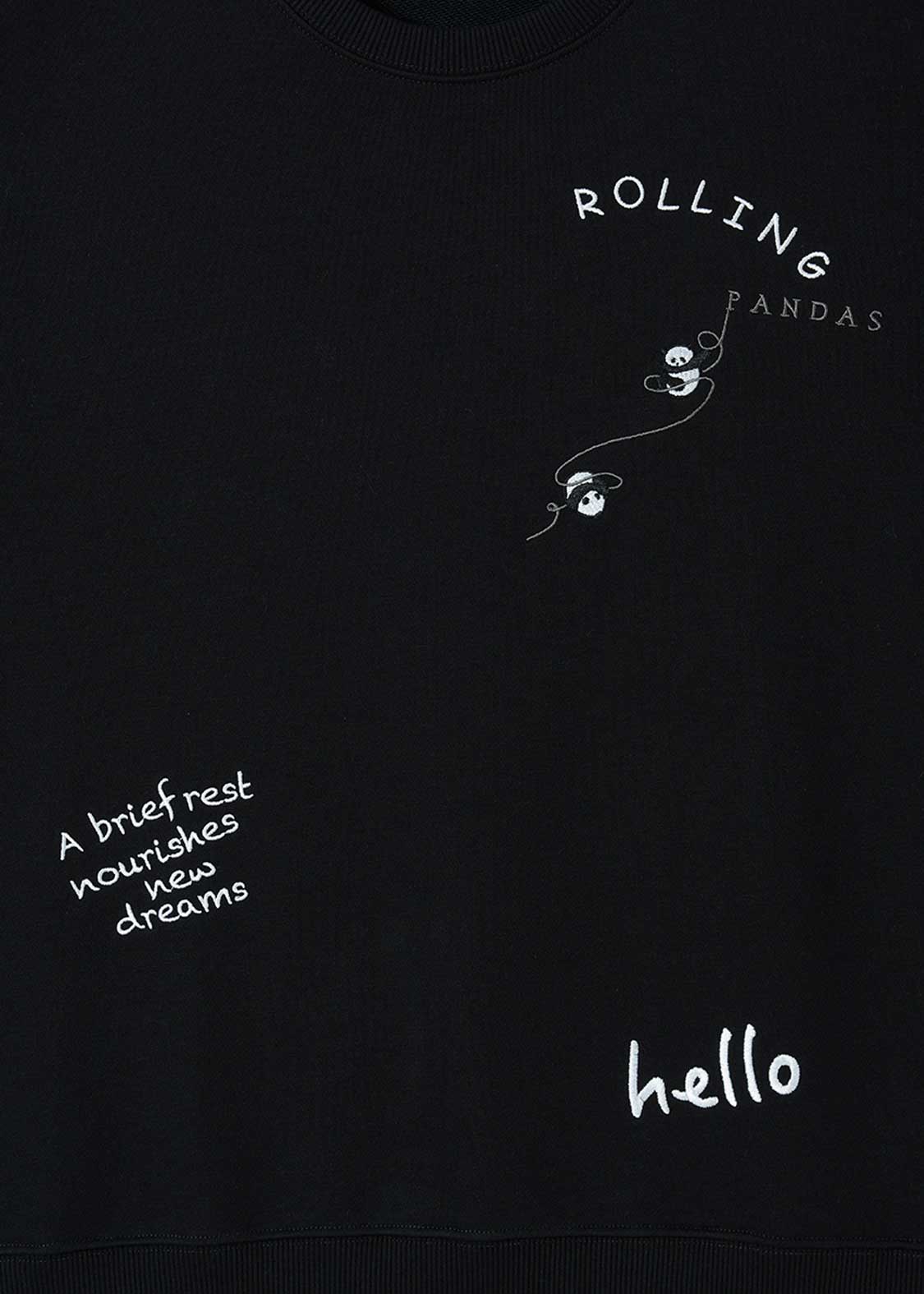 Rolling Pandas C | Fleece Sweatshirt