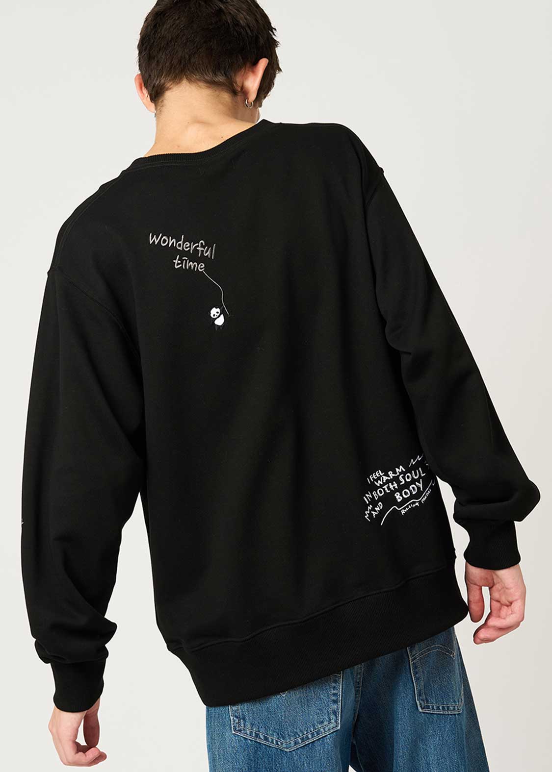 Rolling Pandas C | Fleece Sweatshirt