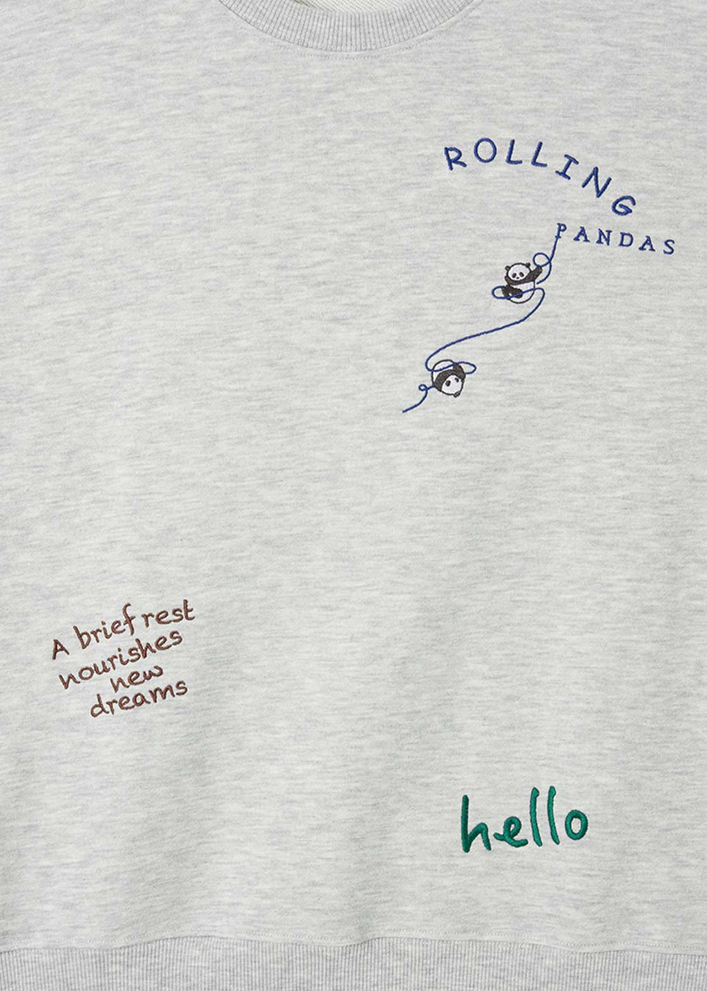 Rolling Pandas B | Fleece Sweatshirt