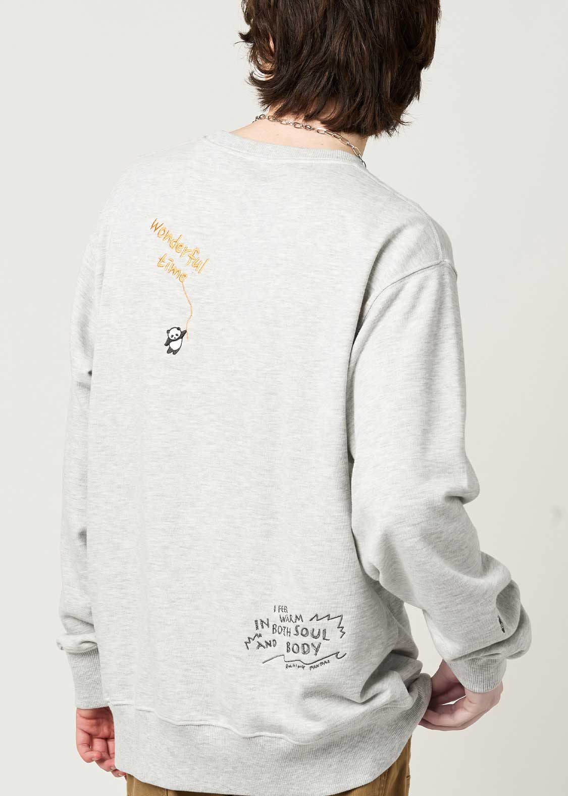Rolling Pandas B | Fleece Sweatshirt