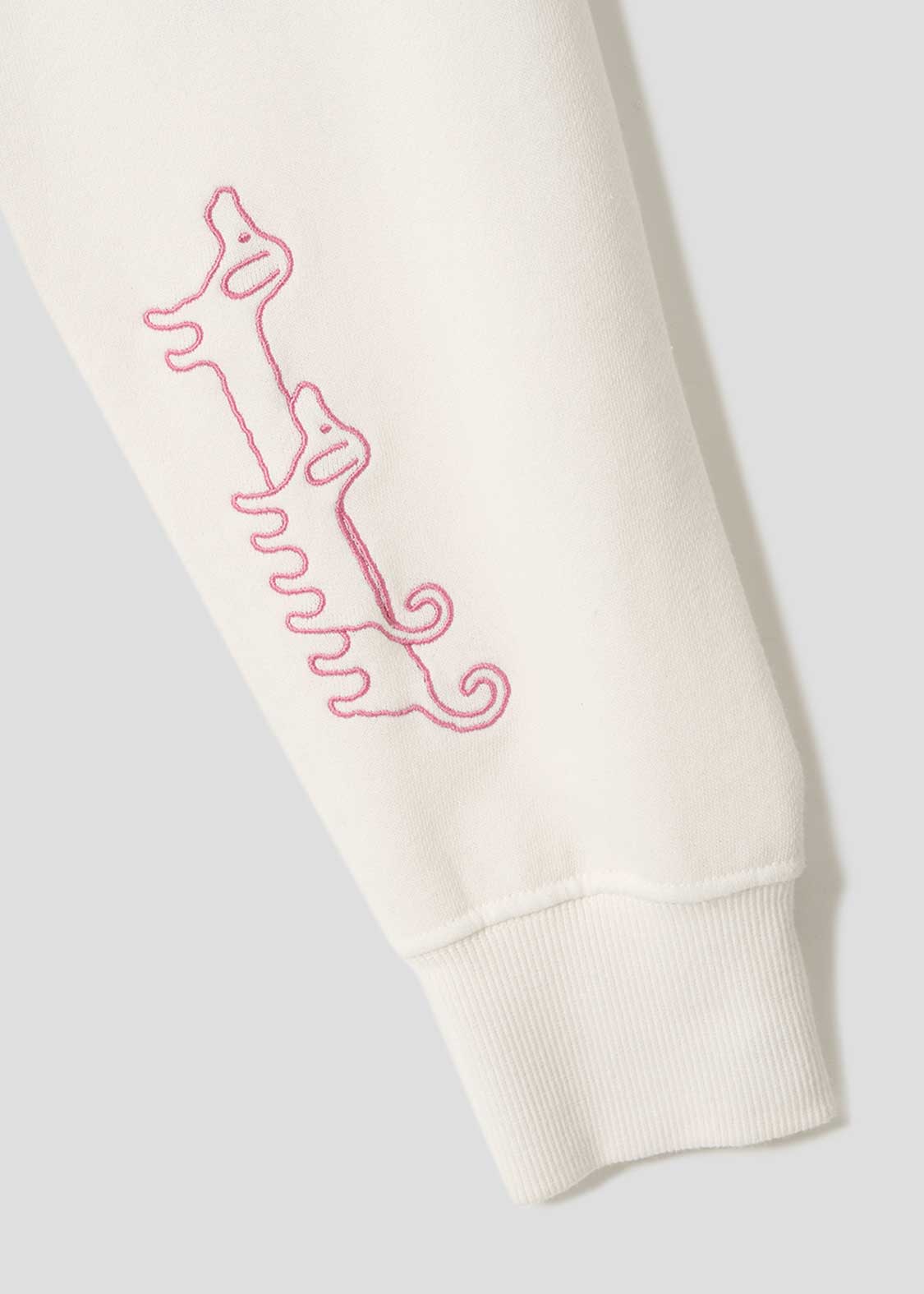 Nagasugiru Inu A | Pigment Fleece Sweatshirt