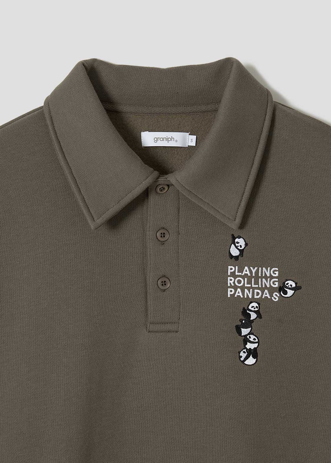Rolling Pandas Kate | Fluffy Fleece Collared Sweatshirt