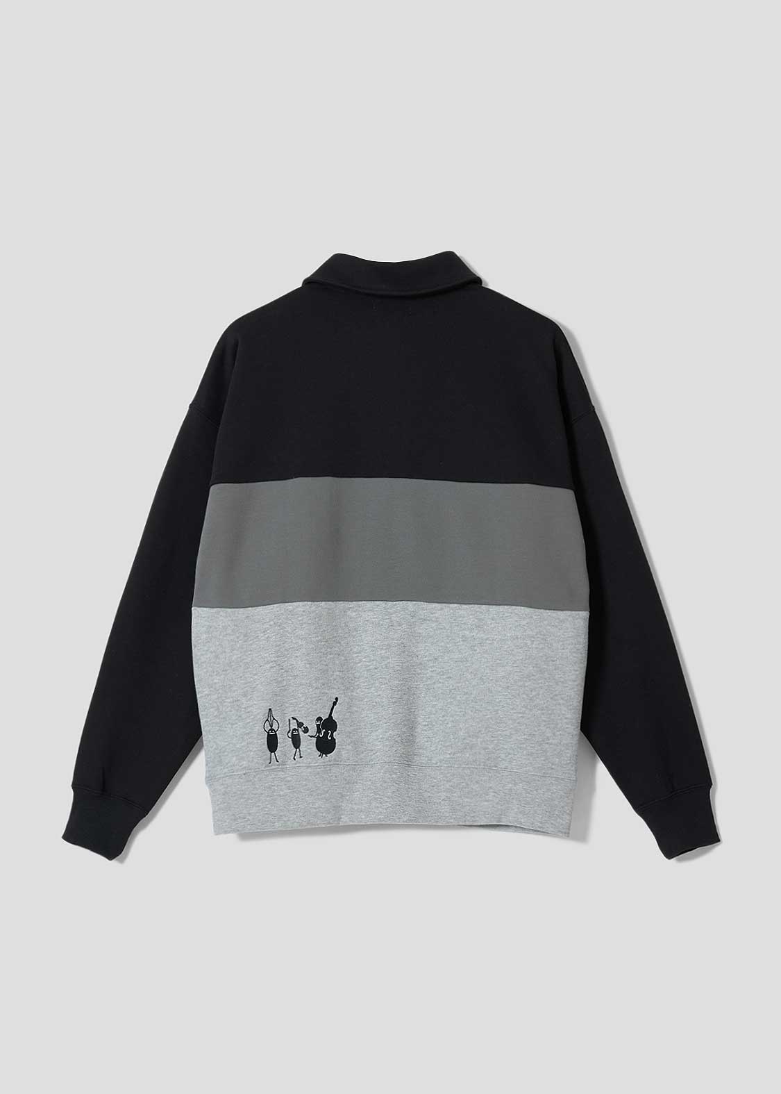 Beautiful Shadow Orchestra | Fuwakimo Fleece Collared Sweatshirt