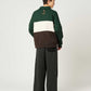 Ikaku Suwari | Fluffy Fleece Collared Sweatshirt