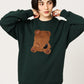Fluffy Beautiful Shadow A | Fleece-Lined Sweatshirt