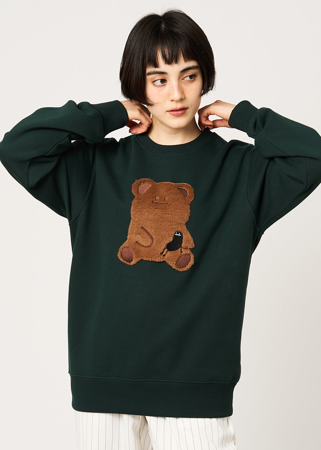 Fluffy Beautiful Shadow A | Fleece-Lined Sweatshirt