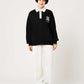 Lalakoko DRK | Fleece-Lined Collared Sweatshirt