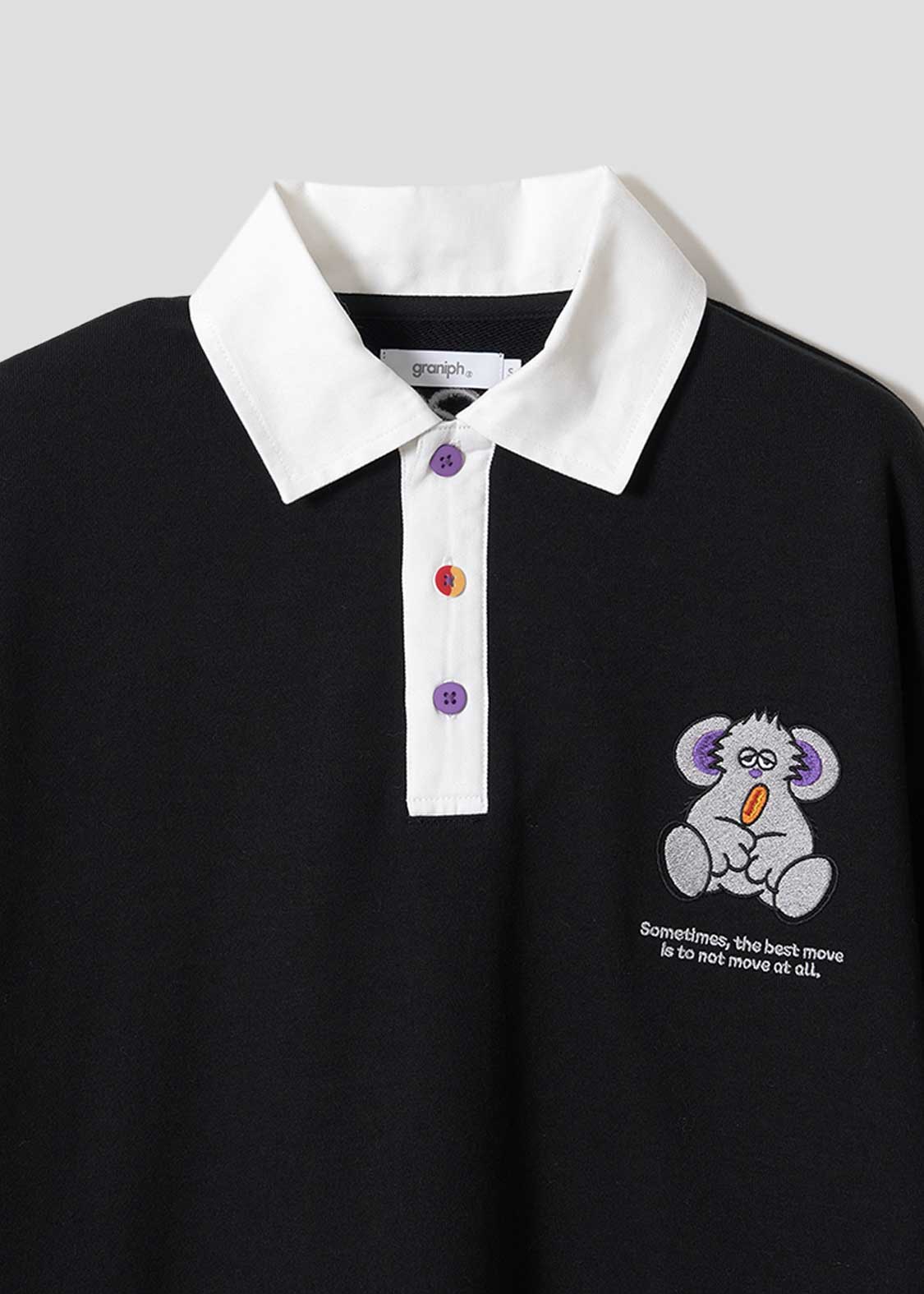 Lalakoko DRK | Fleece-Lined Collared Sweatshirt