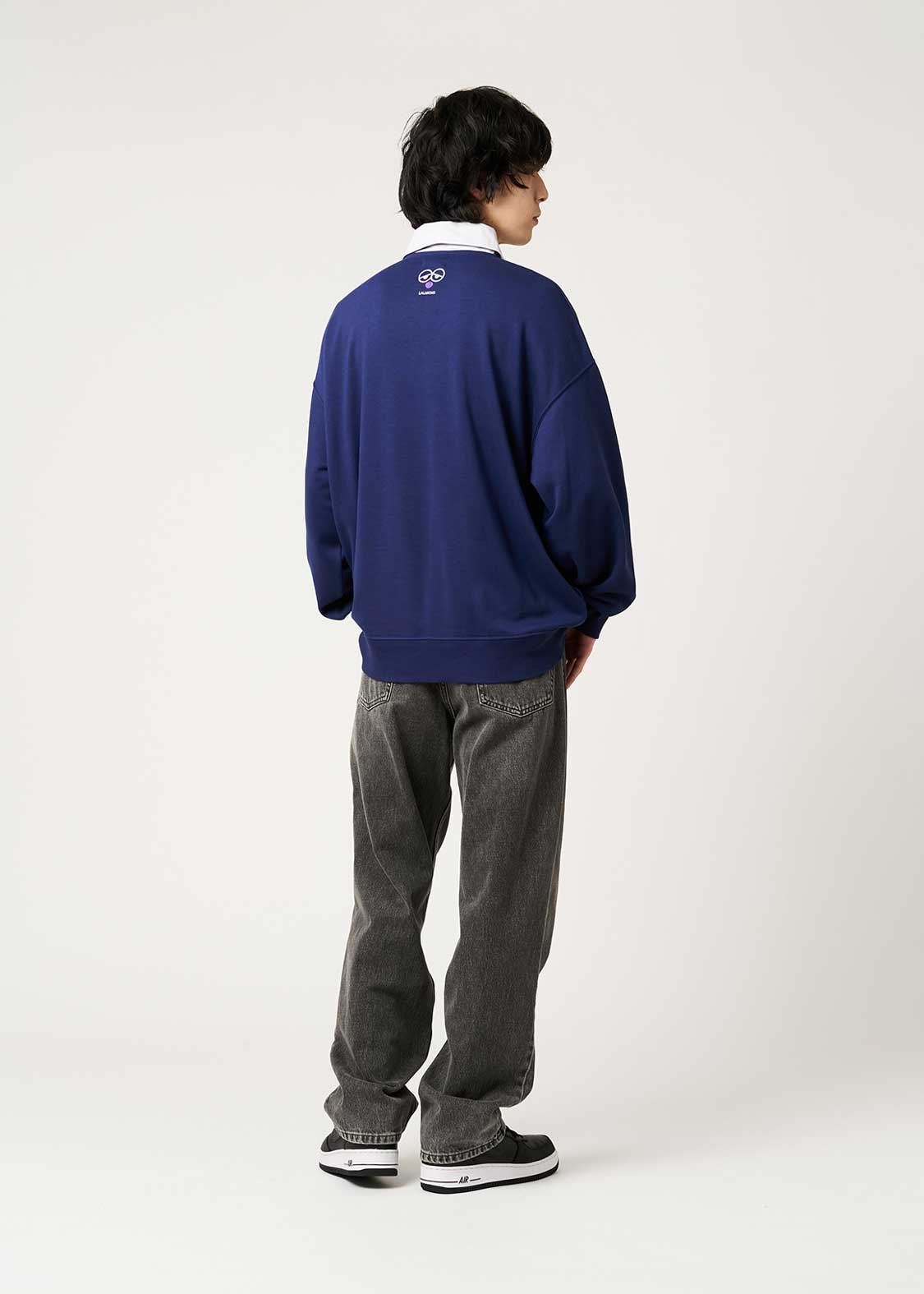 Lalakoko | Fleece-Lined Collared Sweatshirt