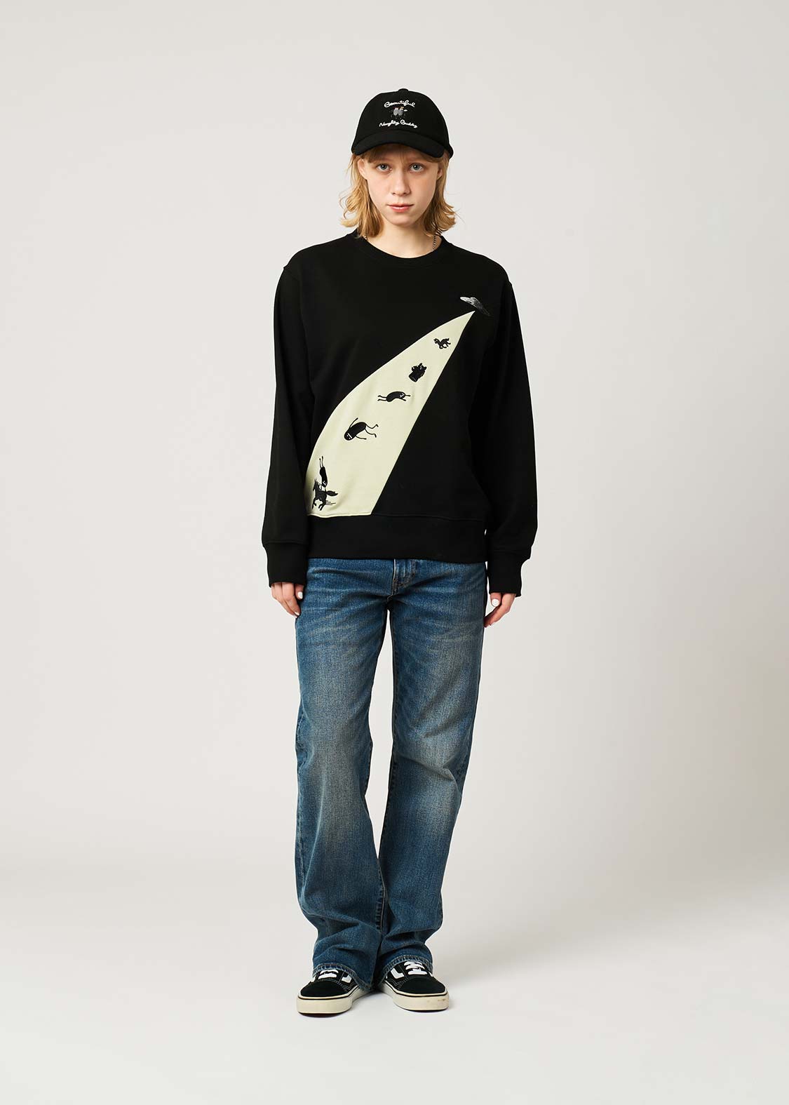 Beautiful Shadow Horse UFO | Fleece Sweatshirt