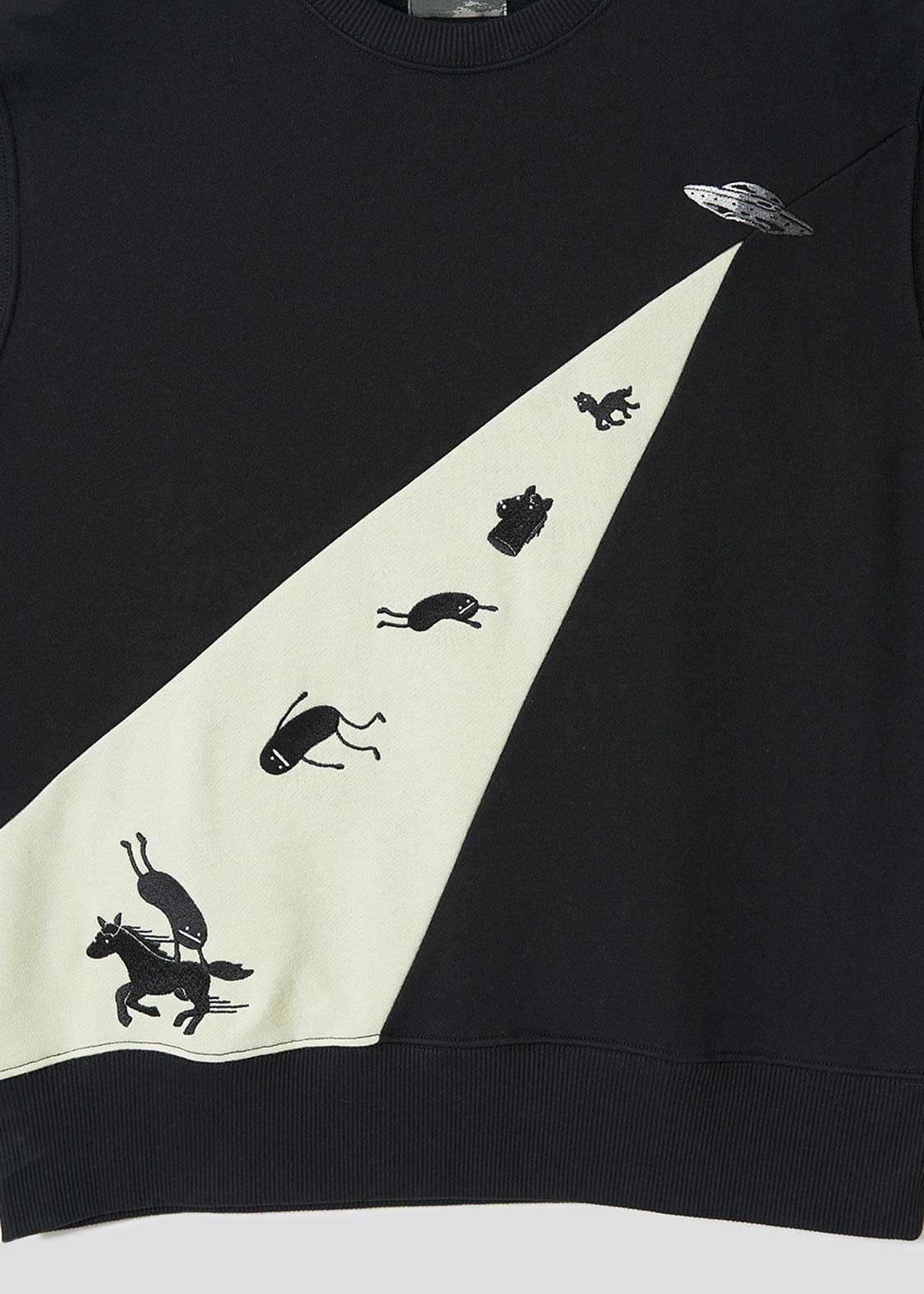 Beautiful Shadow Horse UFO | Fleece Sweatshirt