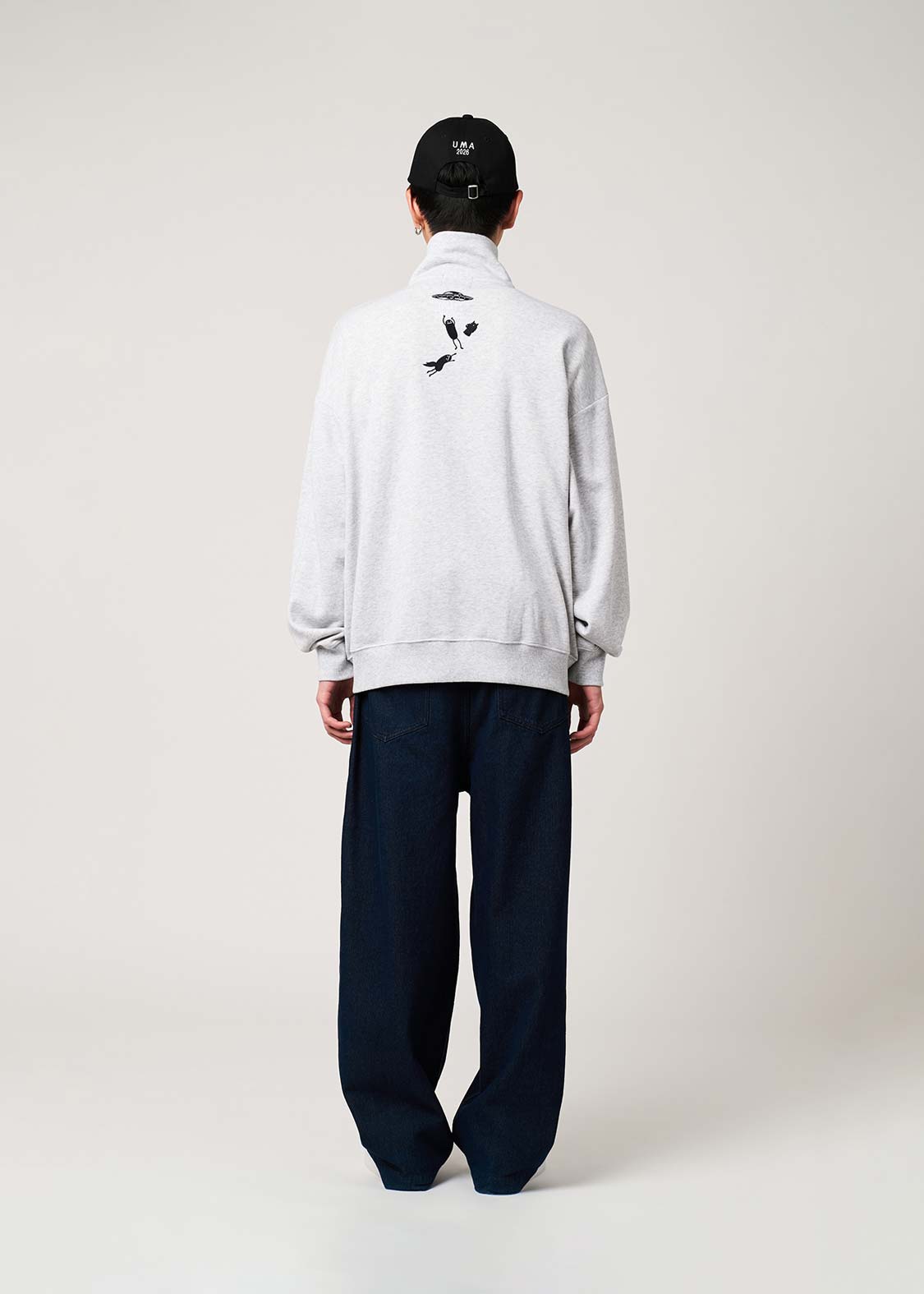 Beautiful Shadow Horse | Fleece Zip Sweatshirt