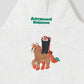 Ikaku Horse | Fleece Zip Sweatshirt