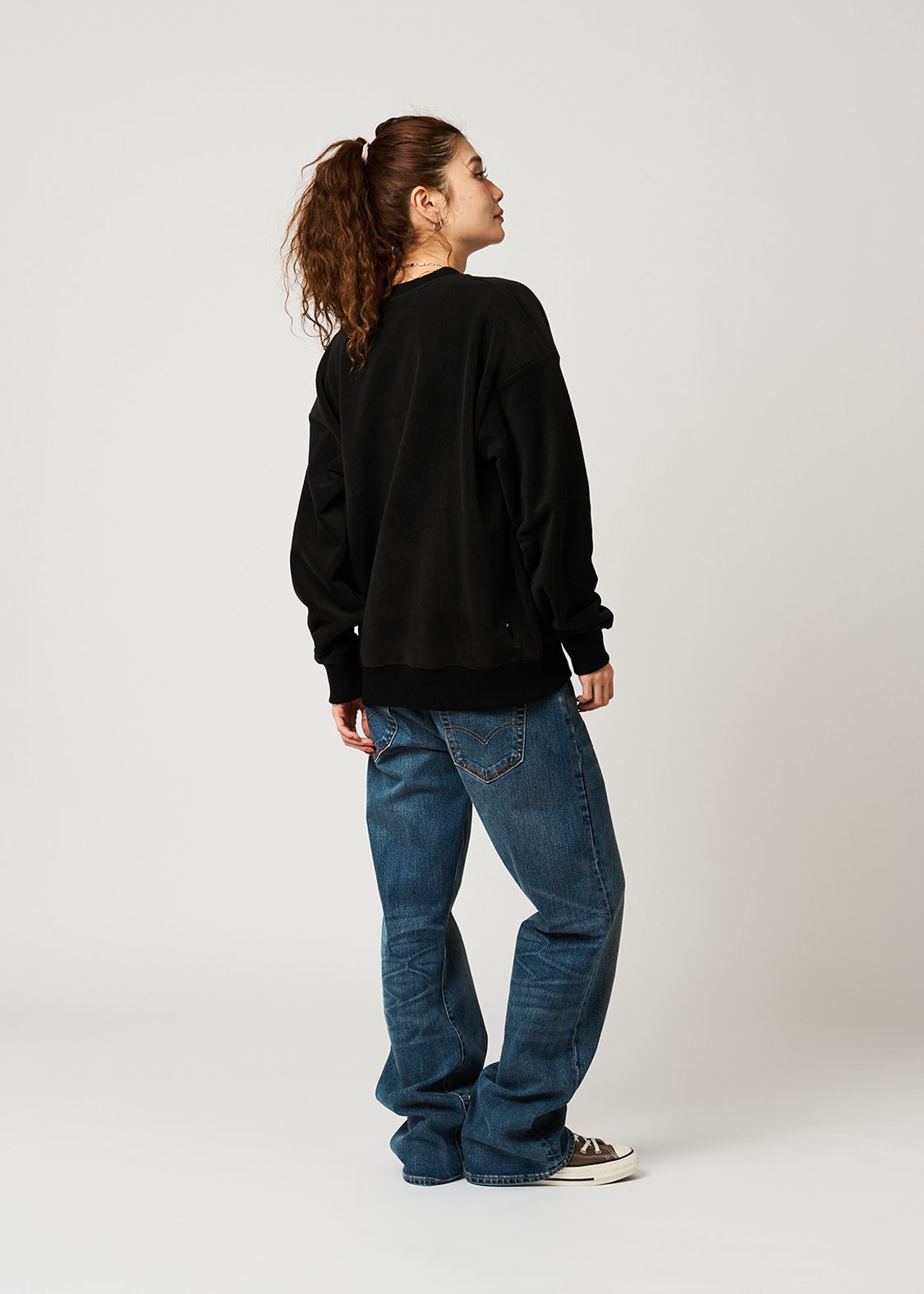 Beautiful Shadow Zoom | Mochifuwa Fleece Sweatshirt