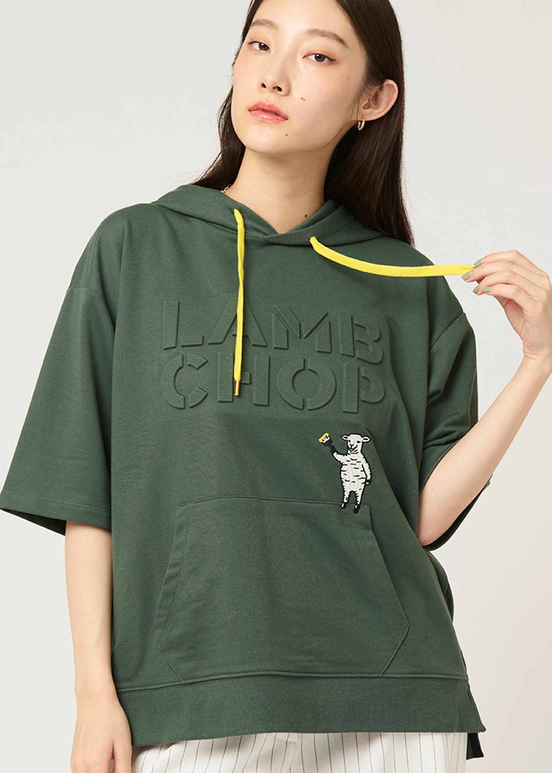 Big Silhouette Half Sleeve Parka (Lamb Chop 2)