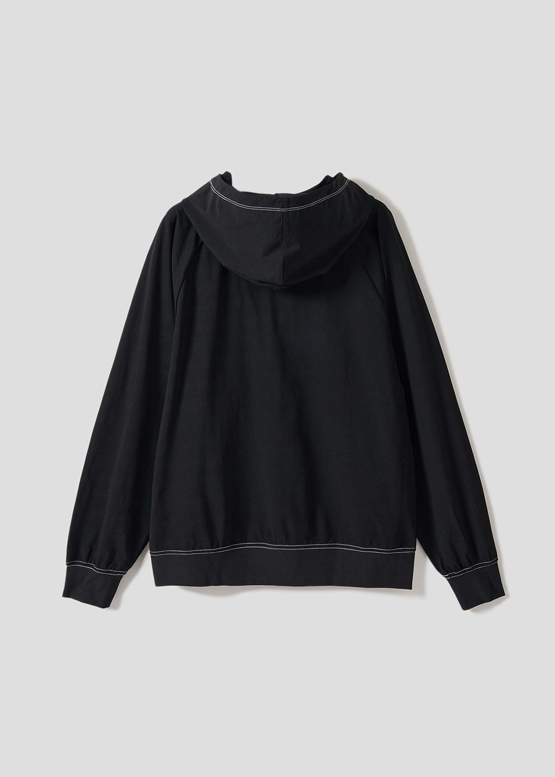 Multifunction Color Stitch Long Sleeve Zip Parka (Beautiful Shadow March)