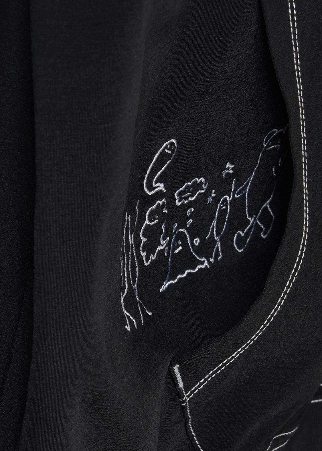 Multifunction Color Stitch Long Sleeve Zip Parka (Beautiful Shadow March)