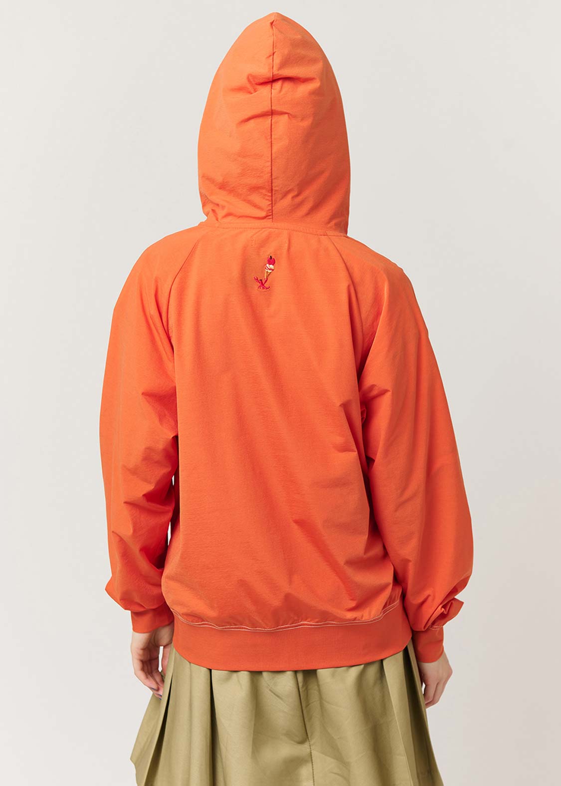 Multifunction Color Stitch Long Sleeve Zip Parka (Ikaku Yummy Dance)