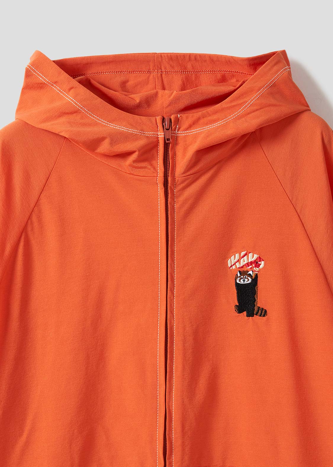 Multifunction Color Stitch Long Sleeve Zip Parka (Ikaku Yummy Dance)