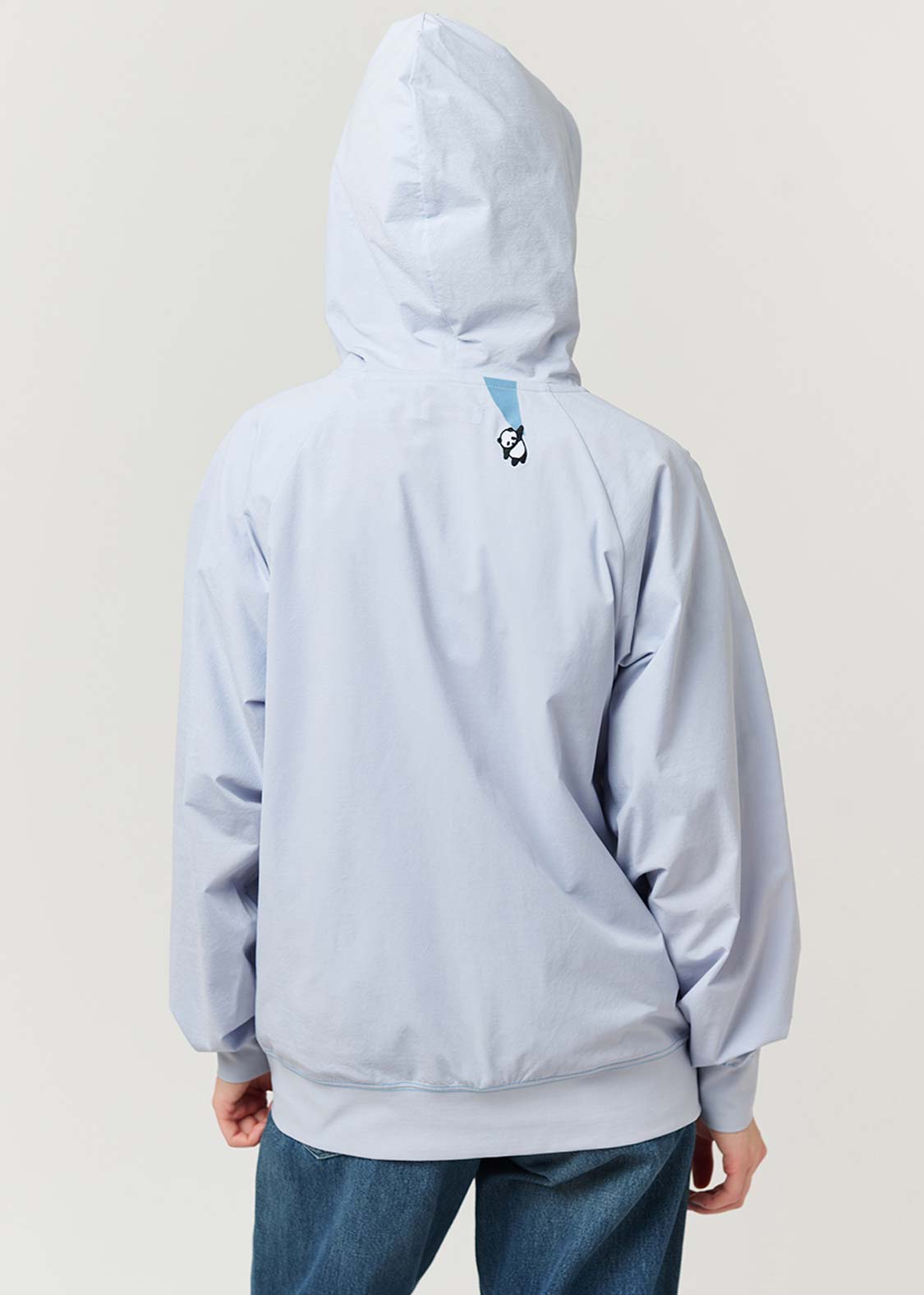 Multifunction Color Stitch Long Sleeve Zip Parka (Rolling Pandas Pennant)