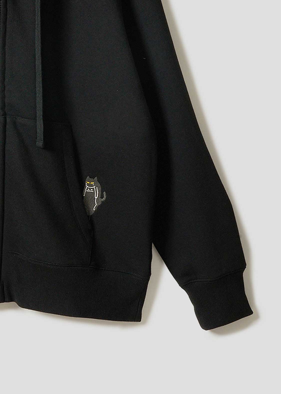 Neko Kaburi Beautiful Shadow | Fleece Back Face Zip Hoodie – Via